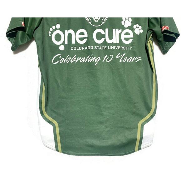 NASCAR Stewart Haas Racing One Cure Pullover Shirt Size XL Green - Picture 3 of 6